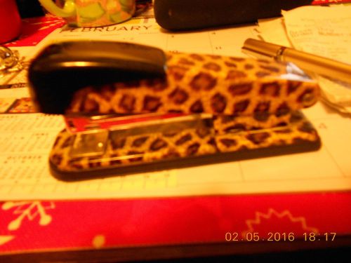 Leopard stapler, 4 inches long, works great
