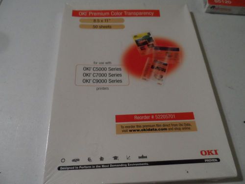 New, OKI-Okidata 52205701 Premium COLOR TRANSPARENCY  50 Sheets 8.5&#034; X 11&#034;