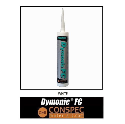 White Tremco Dymonic FC Polyurethane Sealant 10.1 oz Caulk Cartridge