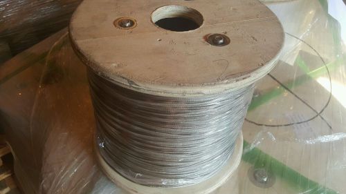 T-304 grade 7 x 19 stainless steel cable wire rope 3/16&#034;- 1000 ft for sale