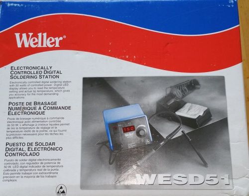 New weller wes51 analog soldering station with power unit stand  &amp; pencil for sale
