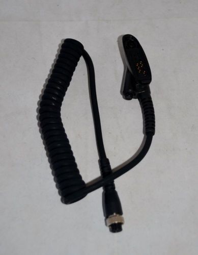 Cobalt throat microphone for firefighter police ems microphone, earpiece (used) for sale
