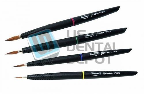 RENFERT Genius Brushes (4 Pcs)-Set 023-1715-0000 Us Dental Depot