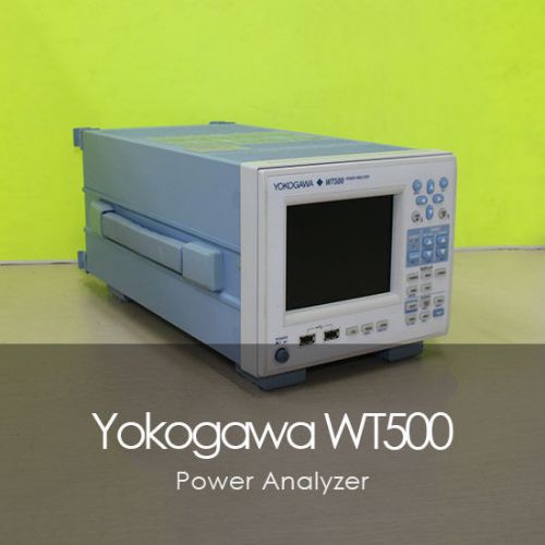 Yokogawa WT500 Power Analyzer