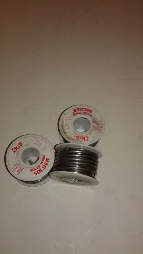 Do It Solid Wire Solder set of three rolls 356340  O/M53053