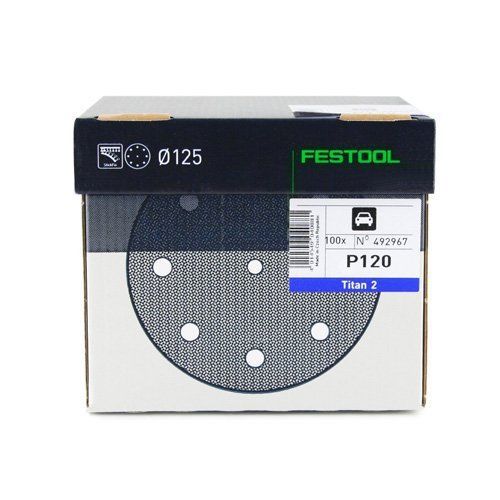 Festool 492972 P320 Grit, Titan 2 Abrasives, Pack of 100