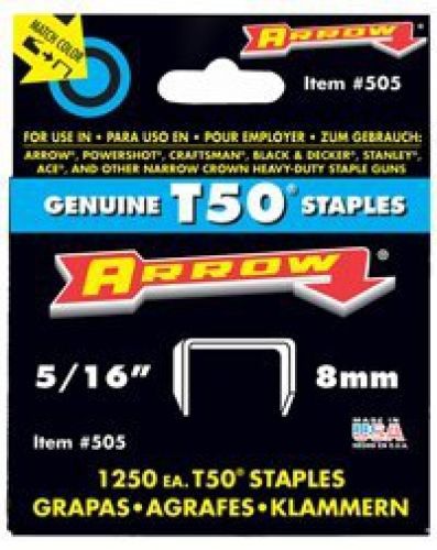 Arrow fastener company, inc t50 staples (pack of 2) for sale