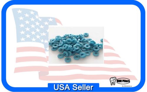 1000 X -Ray Opaque LOOSE SEPARATORS BLUE ORTHODONTIC Dental Supplies made in USA