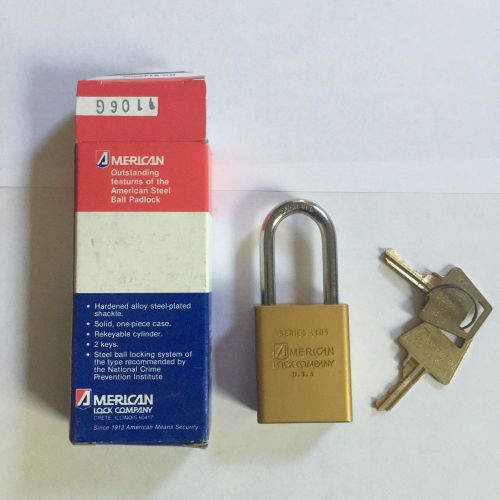American Lock Padlock Series 1105 .Gold NEW IN BOX