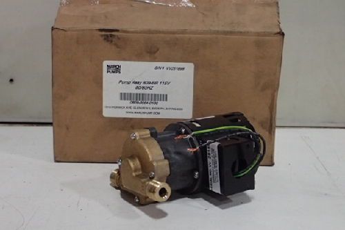 MARCH PUMPS 809-BR WATER PUMP, GPM: 4.3, 1/2&#034; MPT, 115 VAC (NEW IN BOX)