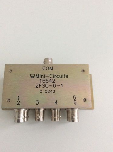 Mini-Circuits ZFSC-6-1, Coaxial Power Splitter/Combiner