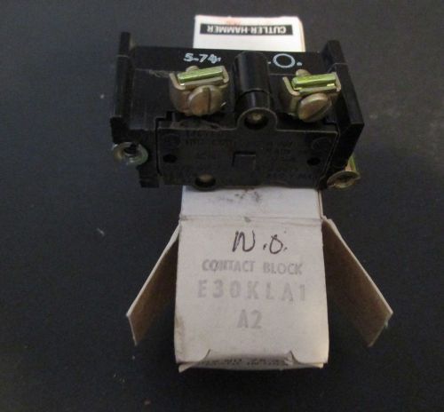 Cutler hammer e30kla1 series a2 contact block new in box for sale