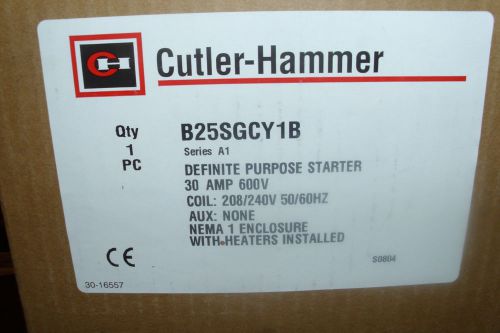 CUTLER-HAMMER__DEFINITE PURPOSE STARTER___ # B25SGCY1B___NEW IN BOX!