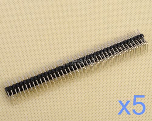 5pcs new 2.54mm 3x40p male pins three row right angle pin header for sale