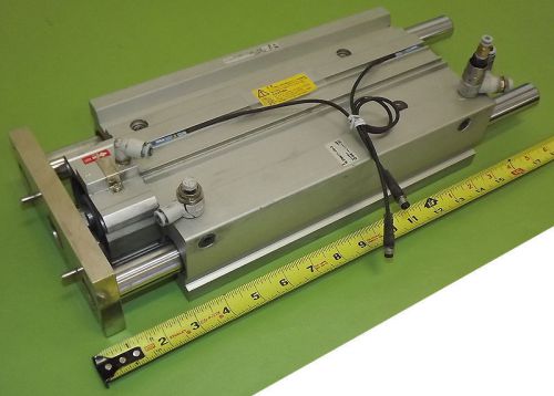 Smc pneumatic mlgpm63tf-250-b air cylinder linear actuator heavy duty / warranty for sale
