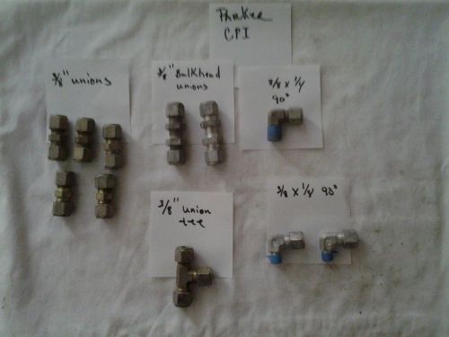 parker tubing fittings 3/8&#034;