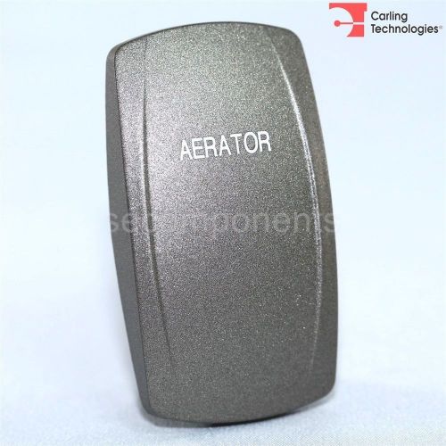 Carling Contura V Backlit Actuator AERATOR Nickel Button Laser Etched