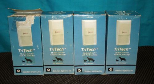 Lot of 4 TriTech DS820 Motion Detector w/ Pet Immunity ~New~