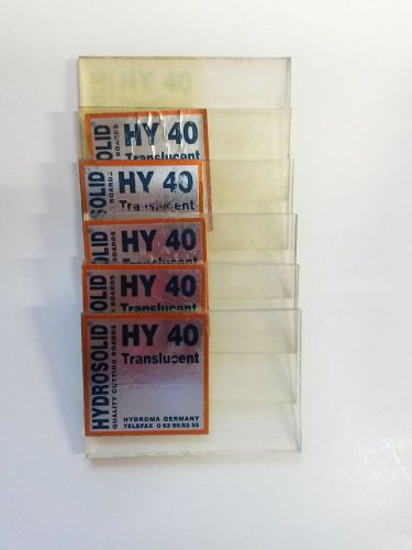 6pcs HY40 HYDROMA Hydrosolid Quality Cutting Board 90x60x25mm, Translucent