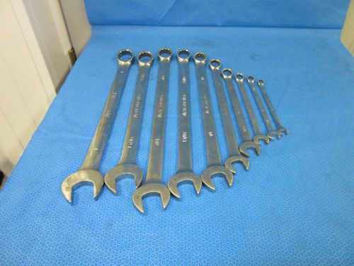 10 ARMSTRONG WRENCH SET 1 15/16 7/8 13/16 3/4 5/8 9/16 7/16 3/8 5/16 MILITARY
