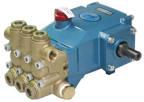 Cat belt drive pressure pump 3cp1140 2200 psi 16.5mm shaft w/ plumbing for sale