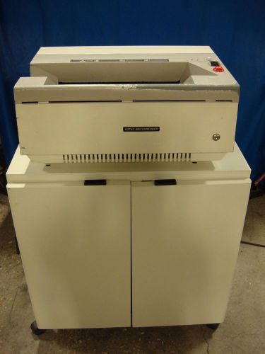 Oztec 800i commercial heavy duty paper shredder 43 sheets per pass u1242980 for sale