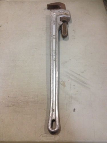 Rigid No. 836 HD Aluminum Pipe Wrench / SHARP TEETH