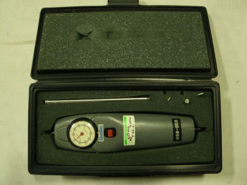 Chatillon DPP-200N Push Pull Gauge With Case &amp; Tips as Shown