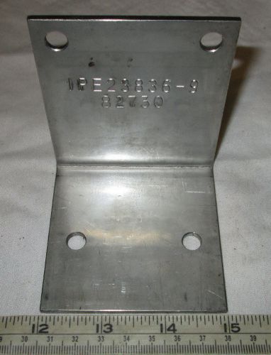 Stainless Steel L Bracket 90 degree 3&#034; Wide 3-1/2 &#034;x 3&#034; with (4)5/16&#034; bolt holes