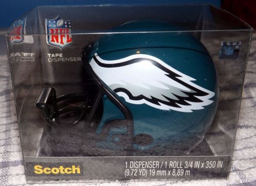Scotch® Philadelphia Eagles Helmet Tape Dispenser with Scotch®Magic New