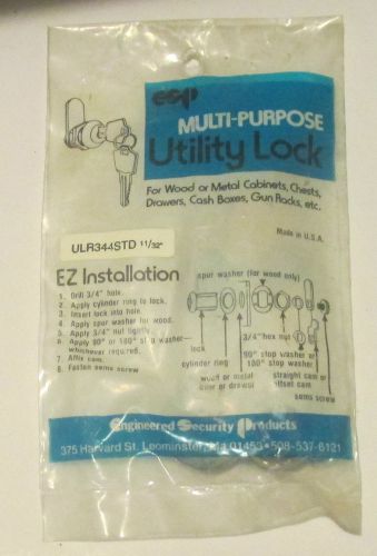 ESP - 11/32” Multi-Purpose Utility Lock for 3/4&#034; Hole - ULR 344 - NEW