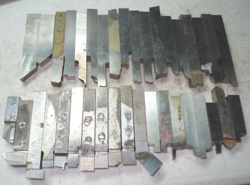 37 HS &amp; Carbide Tool Bits 3/8 shank Used