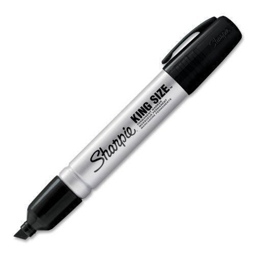 Sharpie pro king size permanent markers, chisel tip, black, fast ship from ca for sale
