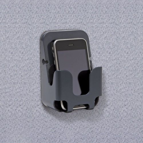 Officemate OIC Vertical mate Cell Phone Holder, Charcoal iphone