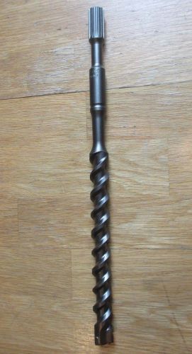 Powers 1&#034; x 16&#034; Spline Y-Cutter (4 cutters) Carbide Drill Bit #07049