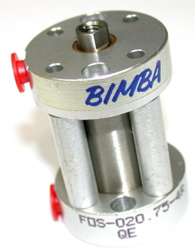 Up to 6 new bimba 3/4&#034; pancake spring return air cylinders fos-02-0.75-4r for sale