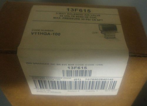 Johnson controls 3-way solenoid air valve model: v11hga-100 -  *new in box* for sale