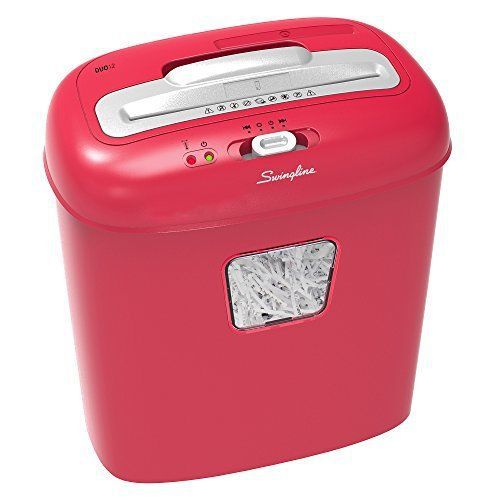 Swingline Paper Shredder, 12 Sheets, Super Cross-Cut, Junk Mail, 1 User, Duo,