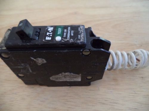 EATON BRCAF115 Type BR Circuit Breaker 15 amp 1 Pole TESTED Free Shipping