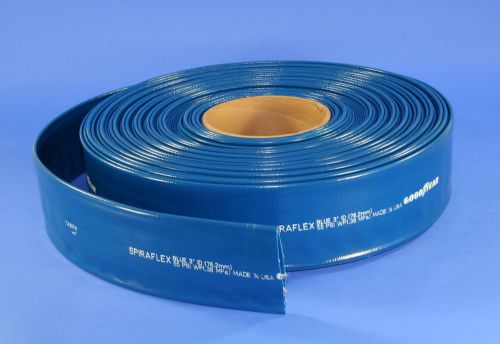 3&#034; spiraflex blue pvc water discharge hose x 200 ft for sale