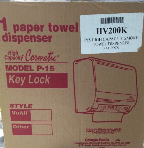 Cormatic paper towel dispenser hv200k p-15 with key - new in box for sale