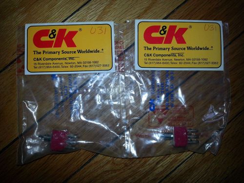 C&amp;K U31 Toggle Switch (Lot of 2) Switches New Component LAST ONES!!!