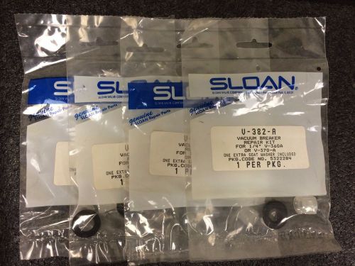 (4 pk) sloan v-382-a vacuum breaker repair kit, genuine repair parts for sale