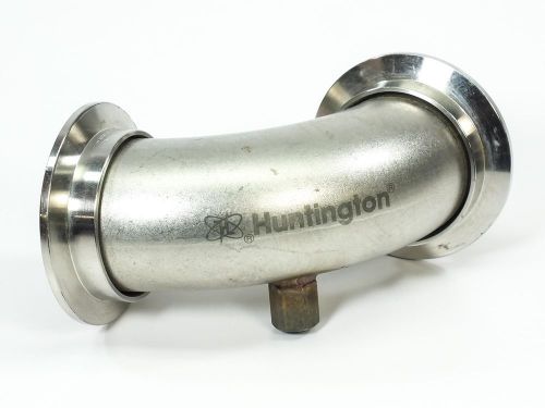Huntington Vacuum Flange 90? Radius DN50KF Fitting w/ Feedthough Stainless Steel