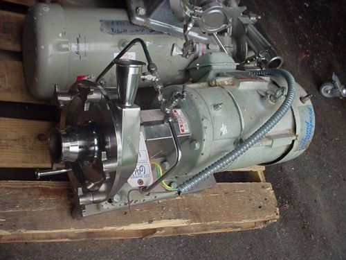 2&#034; x 3&#034; fristham 316 stainless steel centrifugal-sanitary pump 7.5 hp for sale