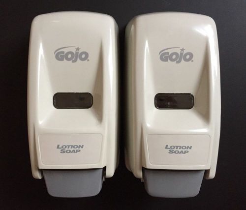 LOT of 2: GOJO 9034-12 Soap Dispensers 800 mL ~ White NEW