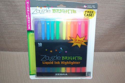 Zazzle Brights Liquid Ink Highlighter w/Chisel Tip by Zebra NEW