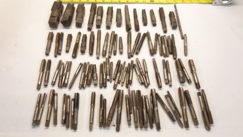 Lot of 95 threading cleaning tap taps from 1/8&#034; to 1&#034; fine and coarse thread usa for sale