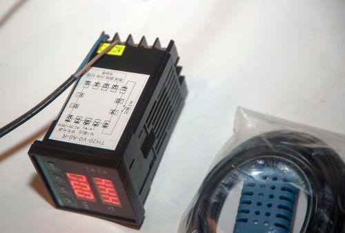 220v/110v digital temperature and humidity controller, w/extra 40a relay for sale