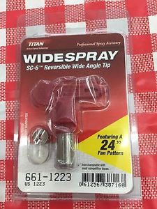 Titan Wide Spray SC-6 Reversible Wide Angle Tip 661-1223